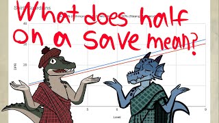 What AOE Half on a save damage means in D&D 5E