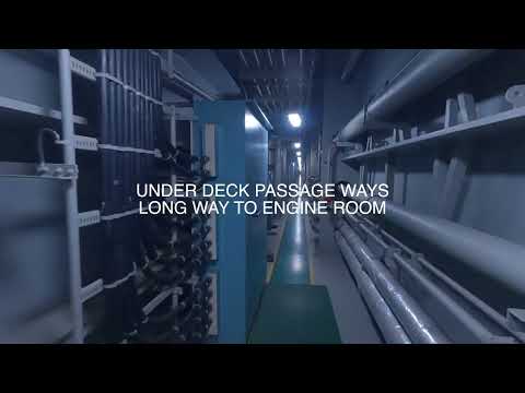 Ultra Large  Container ship  23656 TEU Engine room tour