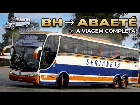 O LENDÁRIO G6 1350! Viajando de BH para Abaeté pela Sertaneja