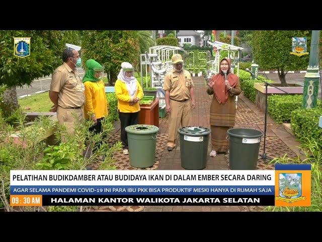 Pelatihan Budikdamber atau Budidaya Ikan di dalam Ember Secara Daring