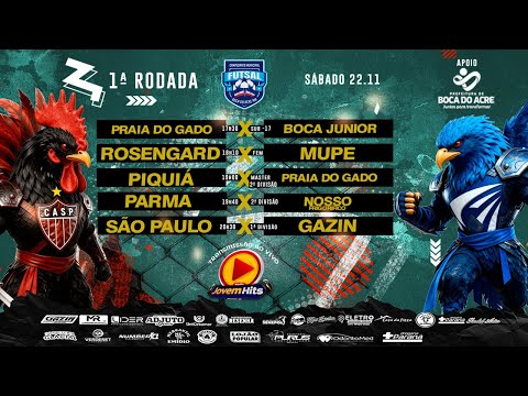 CAMPEONATO MUNICIPAL DE FUTSAL | Boca do Acre - Rodada 01 - Sábado 22/11/2025