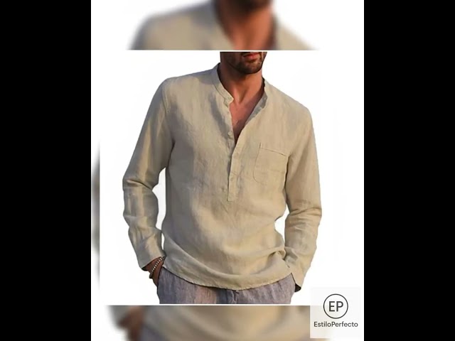 Vídeo relacionado con Enlision Camisa Azul Hombre Manga Larga Antimanchas Elástica Sin Plancha Regular Fit Formal Camisas de Vestir Hombres Algodón con Bolsillo para Boda Negocios M