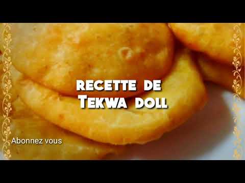 TEKWA DOLL /GALETTES SUCRÉES FOURRÉES DE POIS CASSÉS (Mauritian cuisine)