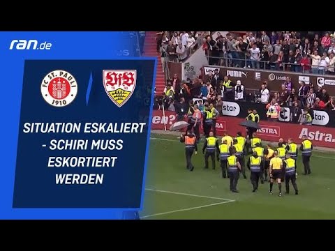 St. Pauli vs. VfB: Dieser Platzverweis sorgt für Empörung  | Bundesliga-Highlights | 32. Spieltag