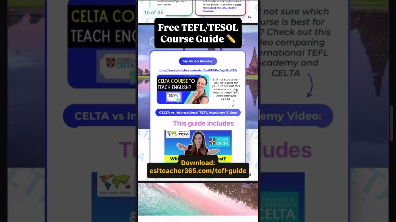 Free TEFL/TESOL Course Guide PDF Download ✏️