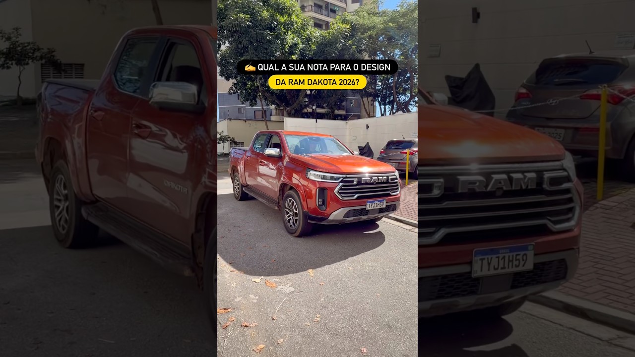 ✍️ QUAL A SUA NOTA PARA O DESIGN DA RAM DAKOTA 2026?