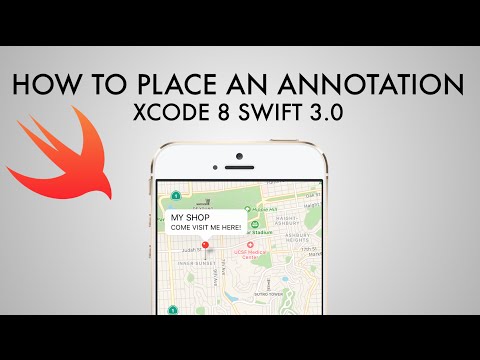 How To Place An Annotation On A Map In xCode 8 (Swift 3.0)