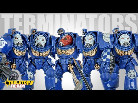 How To Paint Ultramarine Terminators for Warhammer 40,000