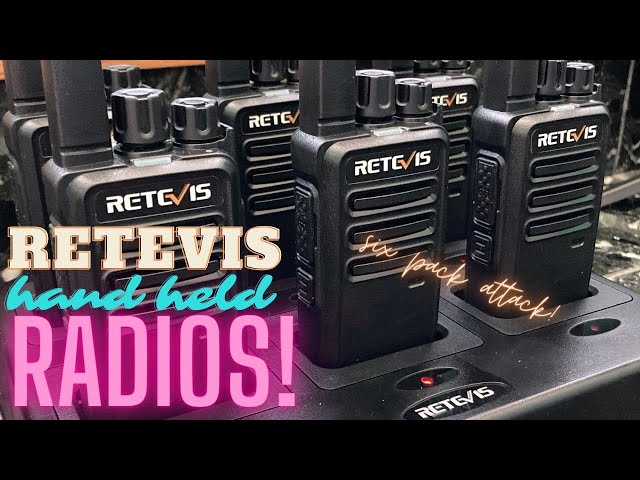 Vídeo relacionado con Retevis RT68 Two Way Radios with Earpiece, Heavy Duty Walkie Talkies for Adults, Compact 2 Way Radio Long Range Rechargeable with USB Charging Base, for Restaurant Church Security School (6 Pack)