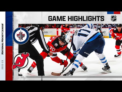 Jets @ Devils 2/19 | NHL Highlights 2023