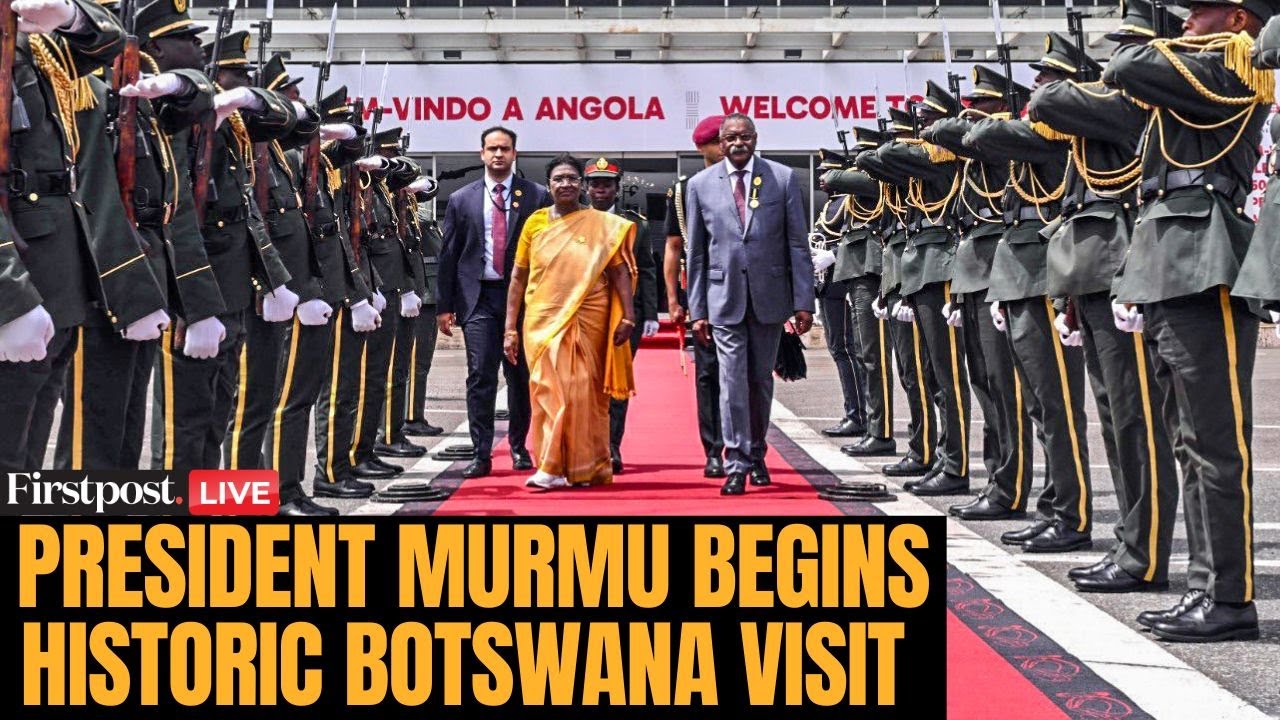 LIVE: President Murmu Receives Ceremonial Welcome in Botswana | First-Ever Indian State Visit | N18G