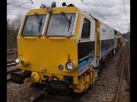 Volker Rail Tamper at Arlesey