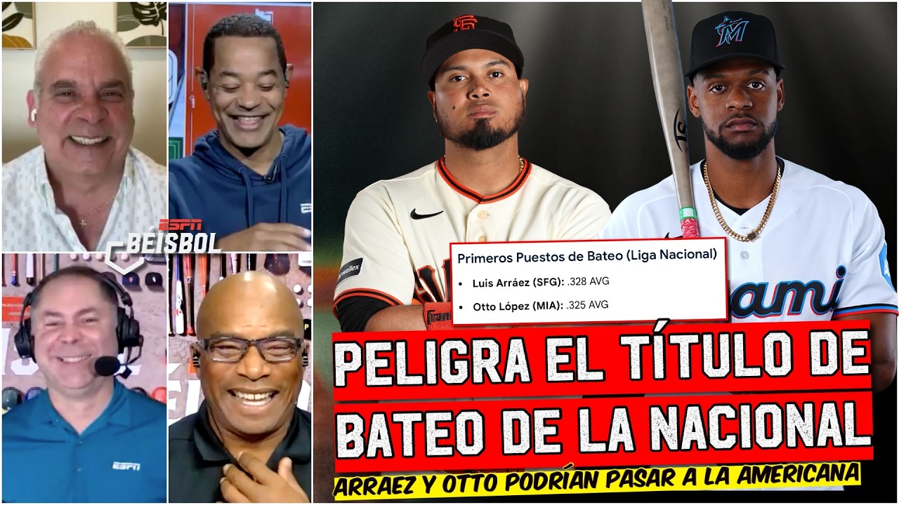 DE LOCOS: Arráez y López PODRÍAN ganar BATEO de la Nacional aunque CAMBIEN de LIGA | ESPN Béisbol