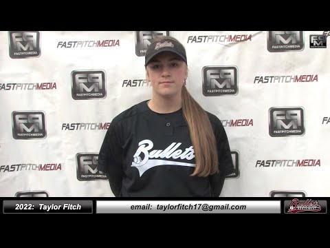 2022 Taylor Fitch Committed LMU - Power Hitting Catcher, 3rd Base Softball Skills Video - NW Bullets