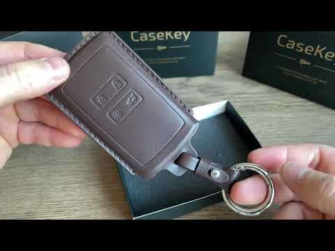 Кожаный чехол для ключа Renault - фото 1 - id-p1436619720