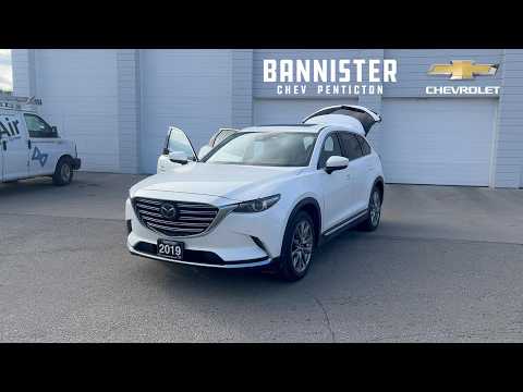 2019 Mazda CX-9 GT AWD in White for sale at Bannister Chevrolet Penticton in Penticton, BC