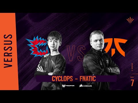 Fnatic vs Cyclops // Rainbow Six APAC North Division 2020 - Stage 2 - Playday #7