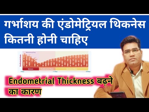 What is Normal Endometrial Thickness In mm and Cause of Increased Uterus Endometrial Size in Female