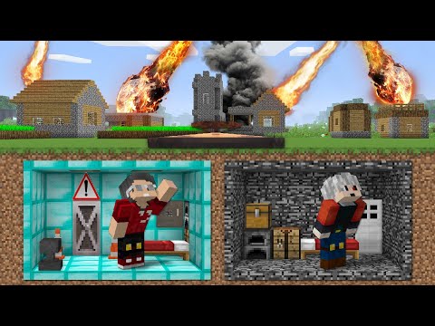 1000$ METEOR SHELTER - Minecraft