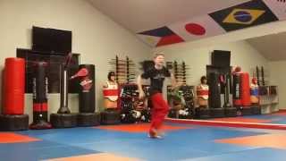 Amazing Martial Arts Prodigy! MUST WATCH! Noah Fort Extreme Weapons Tricks Demonstration