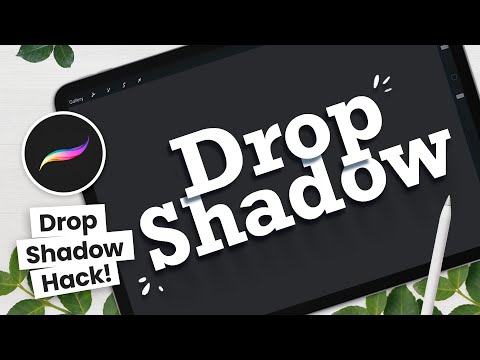 How To Add DROP SHADOWS in Procreate | Procreate 101