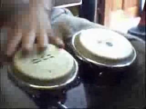 ondo Dan on mini bongos