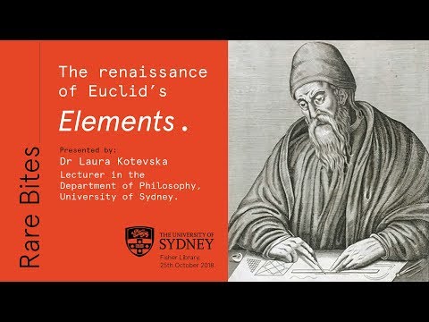 Rare Bites: The Renaissance of Euclid's 'Elements'