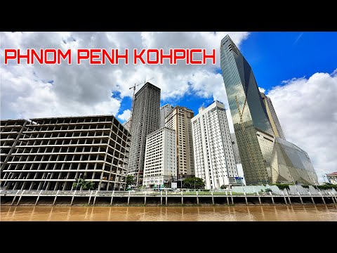 Ride Around Kohpich In Phnom Penh City Cambodia Trip 2023