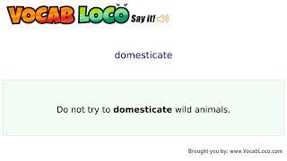 Video thumbnail for domesticate