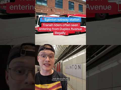 This “free entrance” to the TTC is finally blocked after years of people using it😬 #toronto #ttc