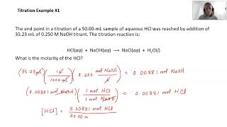 Chapter 7.5a Titrations