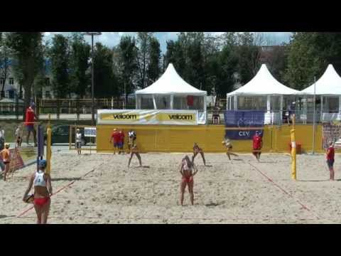 Beach Volleyball EEVZA 2014 Molodechno Ozolina - Lece and Sulima - Udovenko