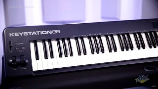 Video thumbnail for M Audio Keystation 88 USB MIDI Controller Keyboard - M Audio Keystation by American Musical Supply