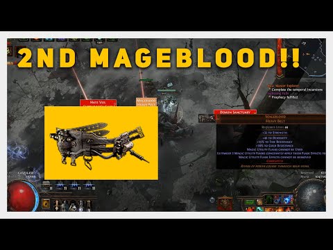 POE 3.16 - MAGEBLOOD DROPPED AGAIN!!