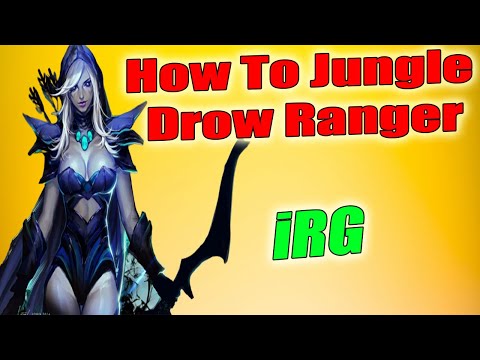 DoTa 2 How To Jungle Drow Ranger Patch 7.30e iRG