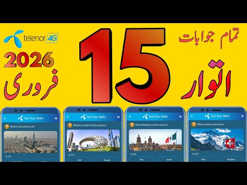 Questions et réponses du 15 février 2026 | Questions du jour sur My Telenor | Questions Telenor d...