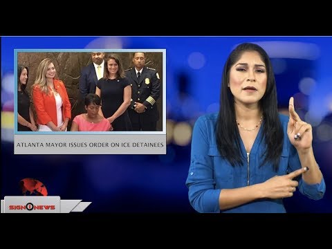 Atlanta Mayor issues order on ICE detainees (ASL - 9.7.18)