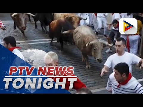 Running of the bulls begins in Spain