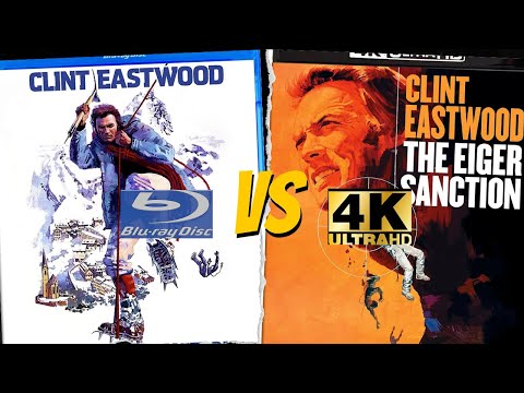 The Eiger Sanction (1975) 4K Ultra Hd VS Bluray COMPARISON SIDE BY SIDE @kinolorber
