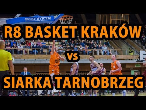 [NA ŻYWO] R8 Basket AZS Politechnika Kraków vs Siarka Tarnobrzeg