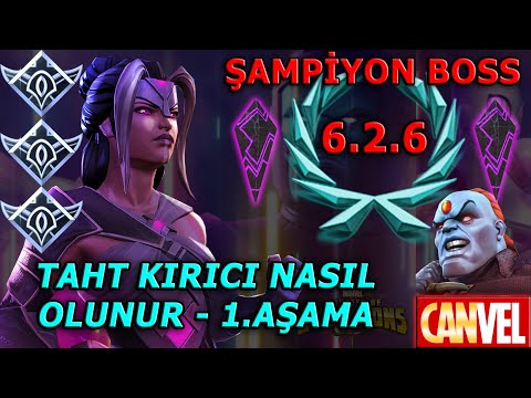 6.SAHNE 2.6 KOLAY YOL, ŞAMPİYON BOSS | TAHT KIRICI OLMANIN 1.AŞAMASI SERİSİ - MCOC