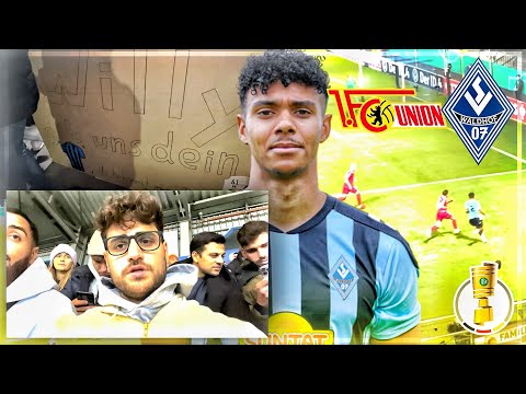 WILLY IN DER 2. RUNDE VOM DFB-POKAL😍🏆 Mannheim vs Union Berlin Stadion Vlog🏟