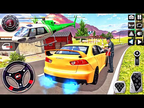 Helicopter Flying Simulator: Car Driving - Luxury Sport Car Racing - Best Android GamePlay