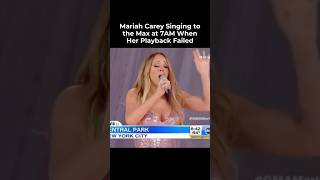 Watch Mariah Carey's Reaction When Her Playback Track Fails!