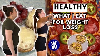 What I Eat In A Day For WEIGHT LOSS | WeightWatchers Points | Healthy Pizza Bakes, Breakfast Pita