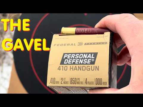 Best 410 handgun round? Federal Premium Personal Defense 4 pellet 000 Buck!