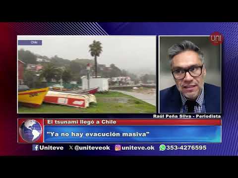 Chile se prepara ante del llegada del tsunami