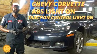 Chevrolet Corvette, Code C0110, ABS Light on, Traction control Light on, ABS Pump doesn't Run