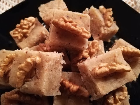 Walnut Nougat Recipe | Turron Nueces Recipe ( Soft Nougat)