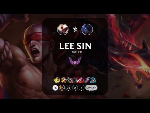 Lee Sin Jungle vs Rek'Sai - KR Master Patch 14.8